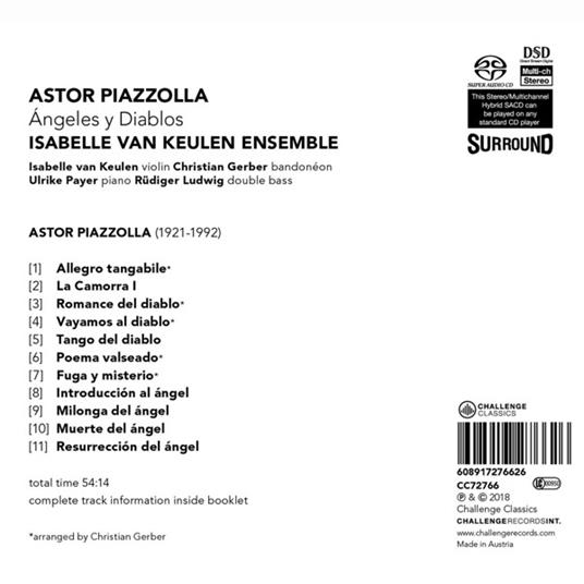 Angeles y diablos - SuperAudio CD di Astor Piazzolla - 2