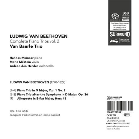 Trii con pianoforte vol.2 - CD Audio di Ludwig van Beethoven - 2