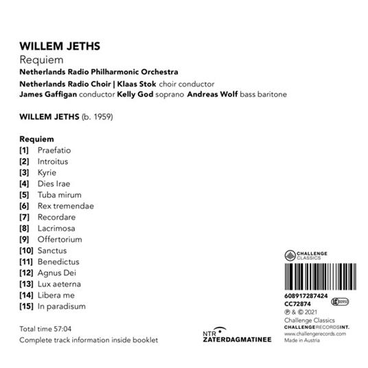 Requiem - CD Audio di Netherlands Radio Philharmonic Orchestra,Willem Jeths - 2