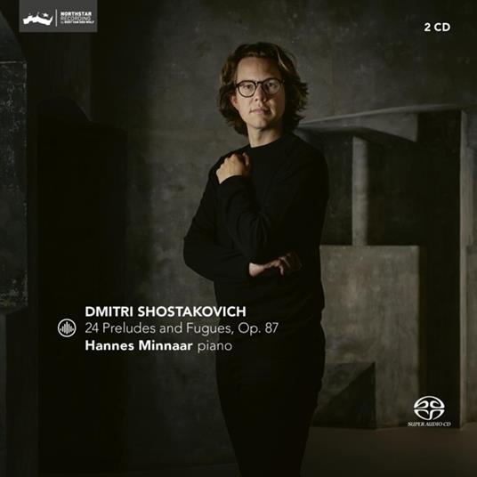 24 Preludes & Fugues Op. 87 - Akl 22 (SACD) - SuperAudio CD di Dmitri Shostakovich,Hannes Minnaar
