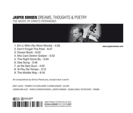 Dreams, Thoughts & Poetry - CD Audio di Jasper Somsen - 2