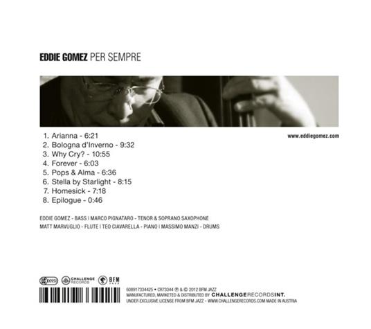 Per Sempre - CD Audio di Eddie Gomez - 2