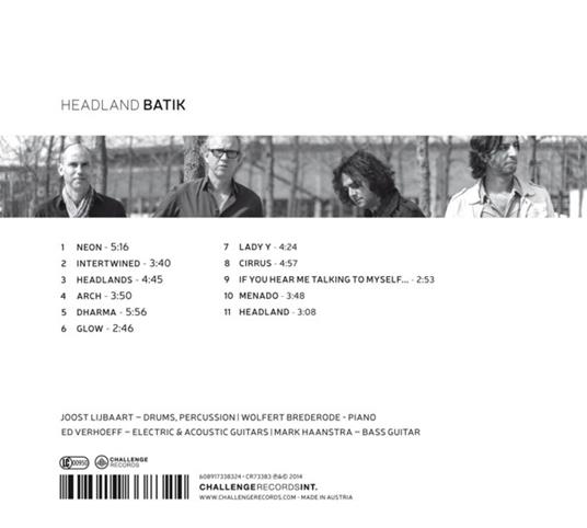 Headland - CD Audio di Batik - 2