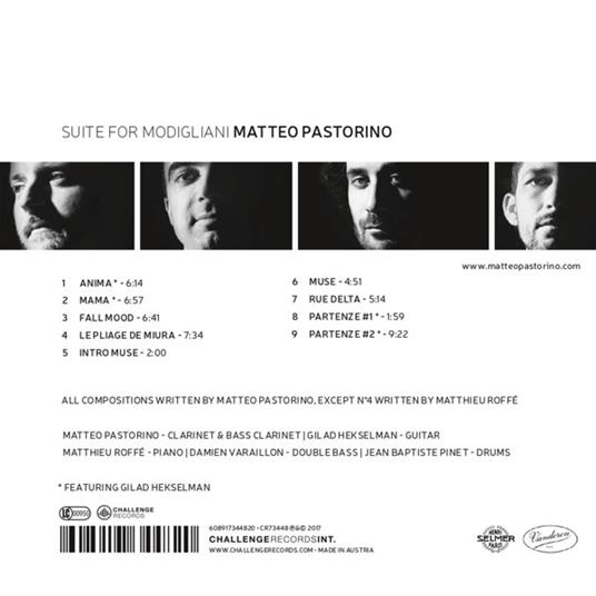 Suite for Modigliani - CD Audio di Matteo Pastorino - 2