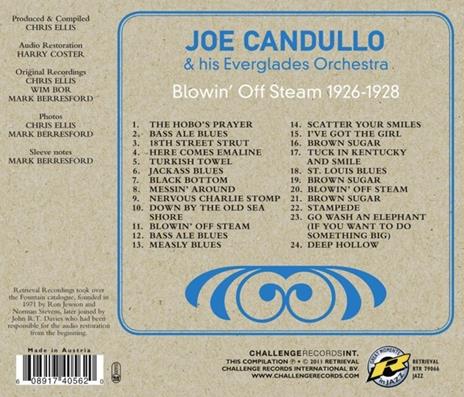 Blowin' Off Steam... - CD Audio di Joe Candullo - 2