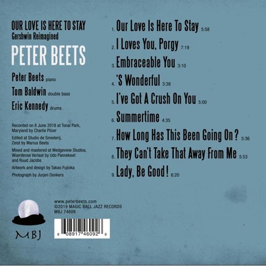 Our Love Is Here... (Digipack) - CD Audio di Peter Beets - 2