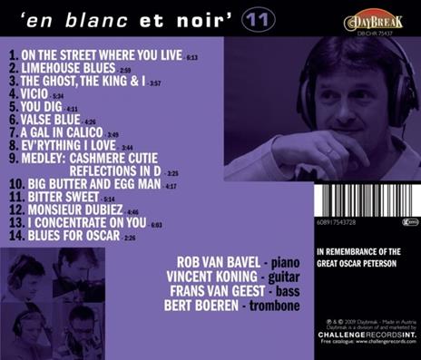 En Blanc Et Noir 11 - CD Audio di Rob Van Bavel - 2