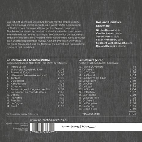 Le Bestiaire - CD Audio di Piet Swerts - 2