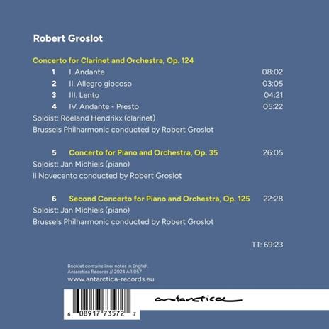 Concerti - CD Audio di Robert Groslot - 2