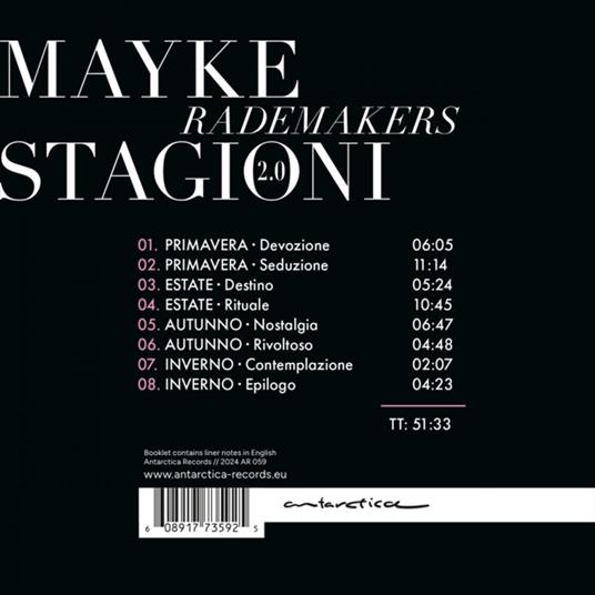 Stagioni 2.0 - CD Audio di Mayke Rademakers - 2