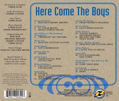 Here Come the Boys - CD Audio