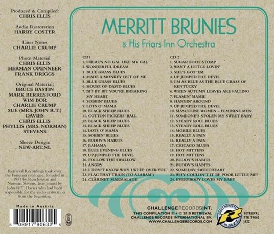 Merritt Brunies & His... - CD Audio di Merritt Brunies - 3