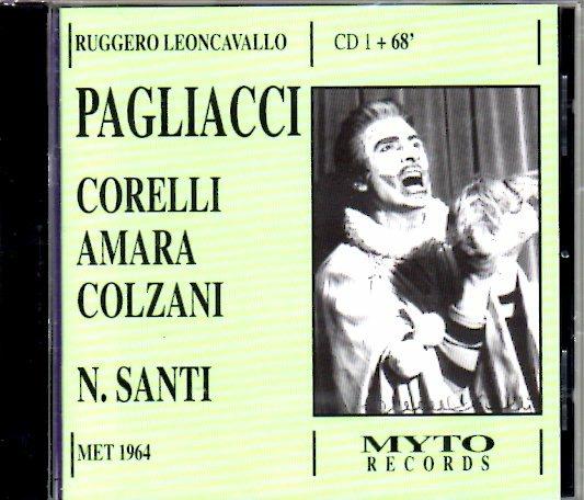 Pagliacci - CD Audio di Ruggero Leoncavallo