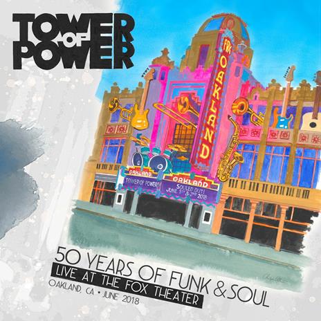 50 Years of Funk & Soul. Live at the Fox - Vinile LP di Tower of Power