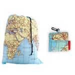 Borsa da Viaggio. Map. Travel Laundry Bag