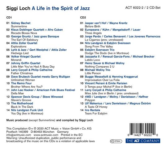 Siggi Loch. A Life in the Spirit of Jazz - CD Audio - 2