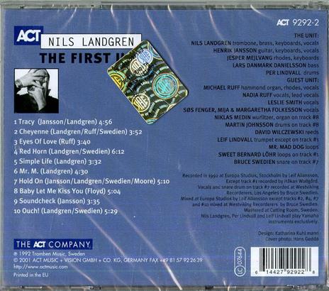 The First Unit - CD Audio di Nils Landgren Funk Unit - 2