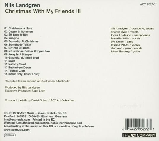 Christmas with My Friends III - CD Audio di Nils Landgren - 2