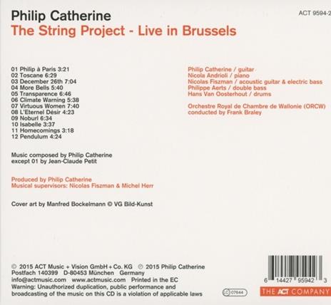 The String Project - CD Audio di Philip Catherine - 2