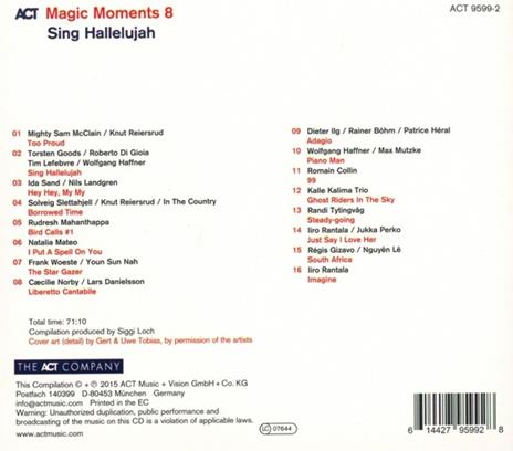 Magic Moments 8 Sing Hallelujah - CD Audio - 2