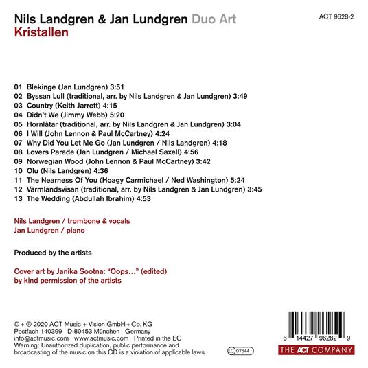 Kristallen - CD Audio di Nils Landgren - 2