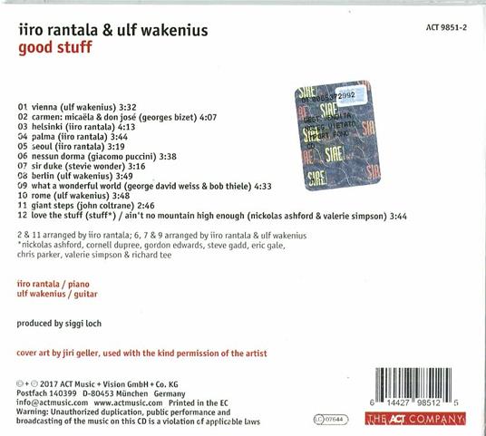 Good Stuff (Digipack) - CD Audio di Iiro Rantala - 2