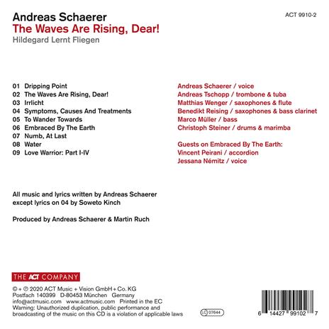 The Waves Are Rising, Dear! - CD Audio di Andreas Schaerer - 2