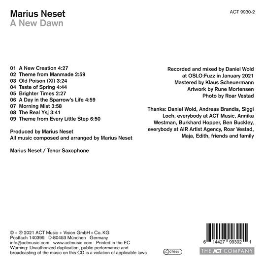 A New Dawn - CD Audio di Marius Neset - 2