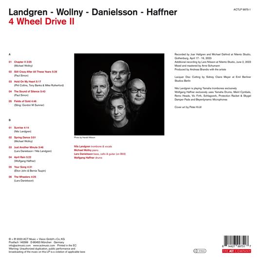 4 Wheel Drive II (LP 180 gr. High Res Download Code) - Vinile LP di Nils Landgren - 2