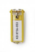 Durable Key Clip Giallo 6 pezzo(i)