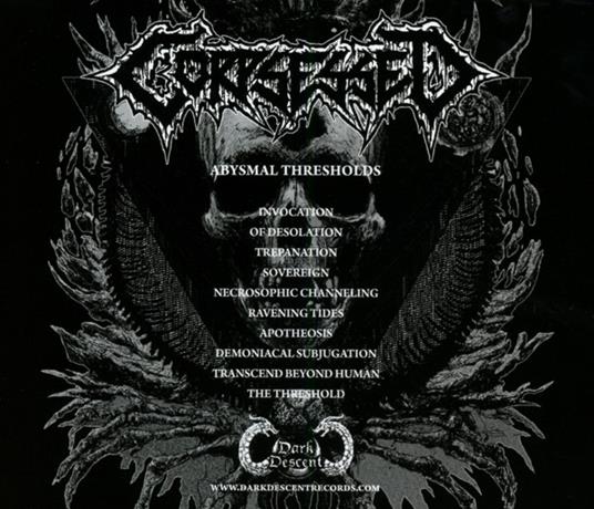 Abysmal Thresholds - CD Audio di Corpsessed - 2