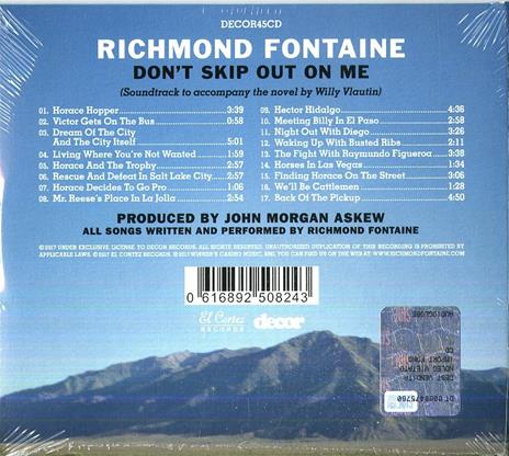 Don't Skip Out on Me - CD Audio di Richmond Fontaine - 2