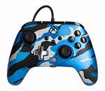 Controller cablato avanzato PowerA per Xbox – Blu metallizzato camo, gamepad, controller per videogiochi cablato, controller di gioco, Xbox Series X S