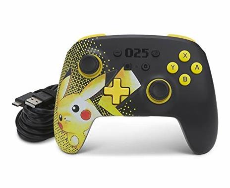 Controller Senza Fili avanzato PowerA per Nintendo Switch – Pikachu 025 Nintendo Switch - 4