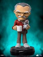 Marvel: Iron Studios - Stan Lee Con Grumpy Cat Figura Minico