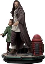 Sw Obi-wan E Young Leia 1/10 Dlx Stat Statua Iron Studios