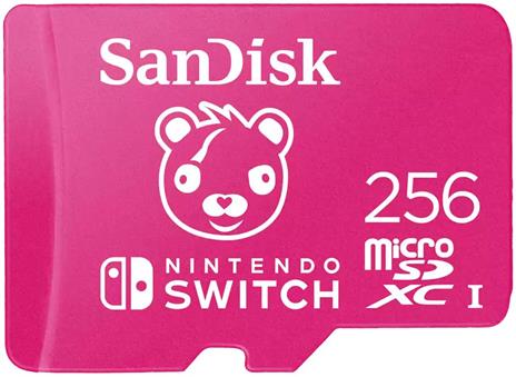 SanDisk Micro SD XC I 256GB Fortnite Cuddle Team