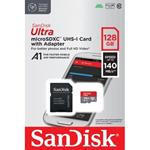Sandisk 128 Gb Ultra Microsdxc Uhs-I Scheda, Con Adattatore Sd