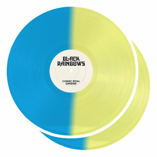 Cosmic Ritual Supertrip (Yellow & Blue Coloured Vinyl) - Vinile LP di Black Rainbows - 2