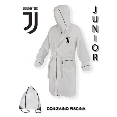 Accappatoio Bambino Ragazzo Originale Juve Juventus in Microspugna Bianco  Nero con Zaino Piscina 4-6 Anni - ND - Casa e Cucina | IBS