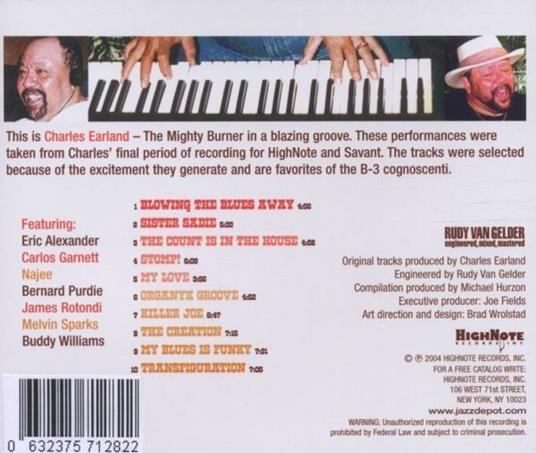 Mighty Burner - CD Audio di Charles Earland - 2