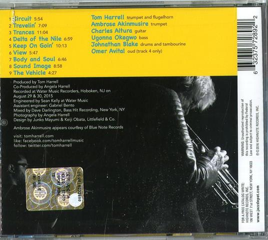 Something Gold, Something Blue - CD Audio di Tom Harrell - 2