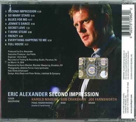 Second Impression - CD Audio di Eric Alexander - 2