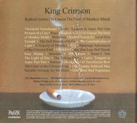 Radical Action to Unseat the Hold of Monkey Mind (Limited Edition) - CD Audio + DVD + Blu-ray di King Crimson - 2