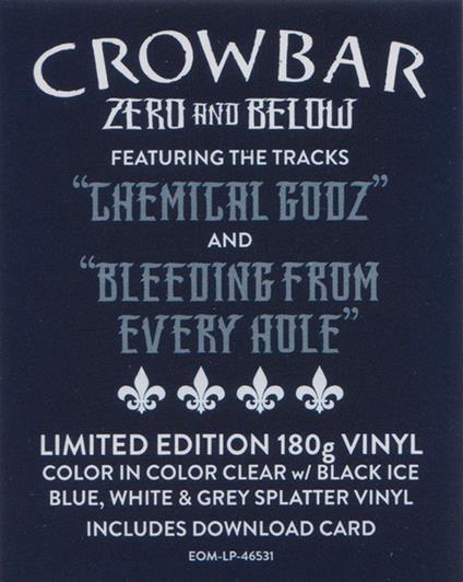 Zero And Below - Vinile LP di Crowbar