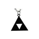 Collana con triangolo triforza nero Pidak Shop