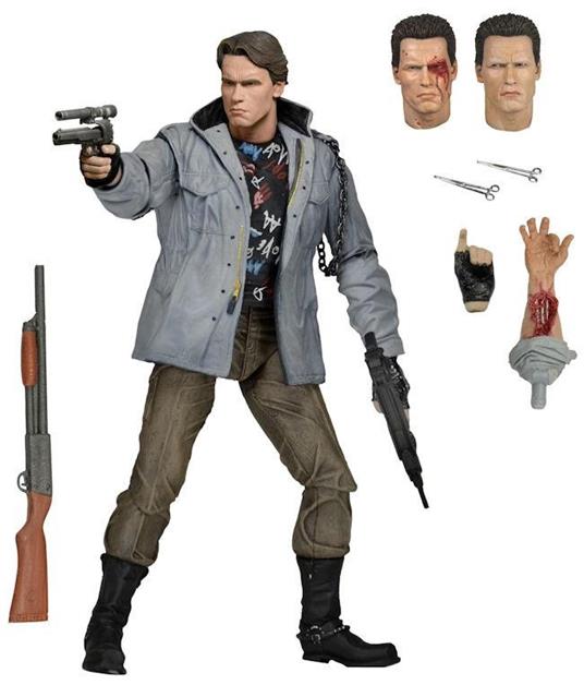 Terminator T 800 Tech Noir Ultimate Deluxe Action Figure Nuova - 4