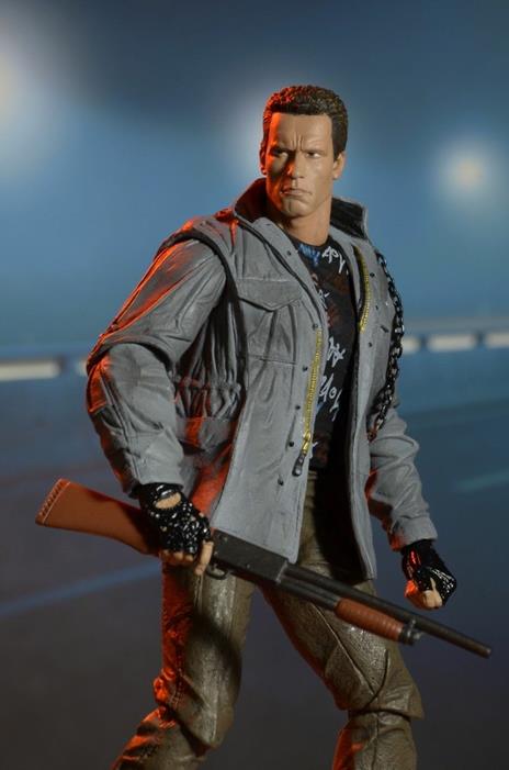 Terminator T 800 Tech Noir Ultimate Deluxe Action Figure Nuova - 5