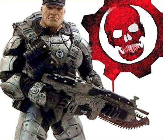 Gears Of War 2 Figure Colonel Victor Hoffman Cog Marcus Dom - 4