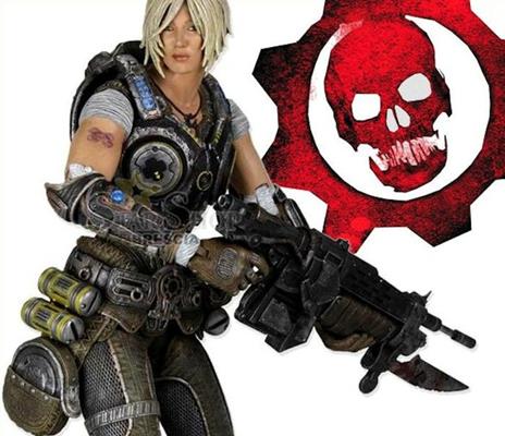 Gears Of War 3 Serie 1 Anya Stroud Action Figure New in Blister!! - 5